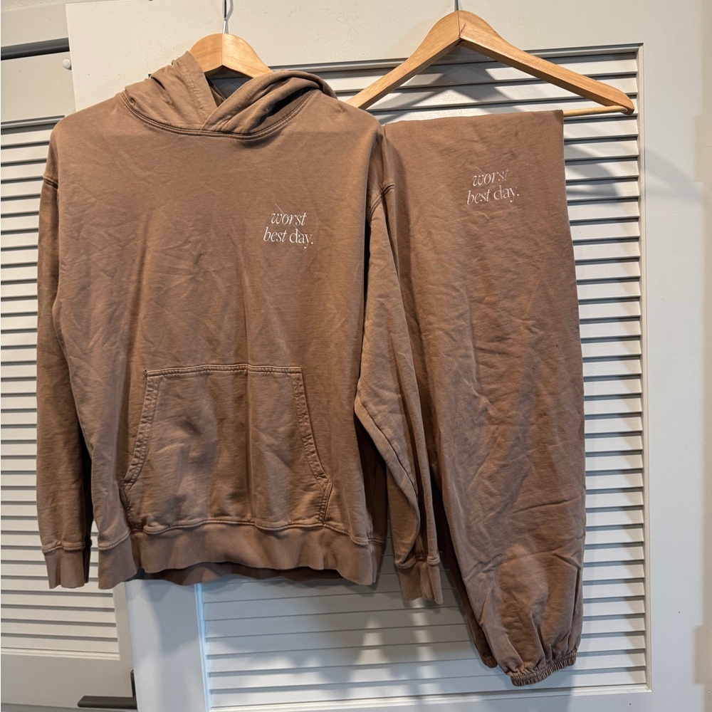 Brown Hoodie Sweatshirt